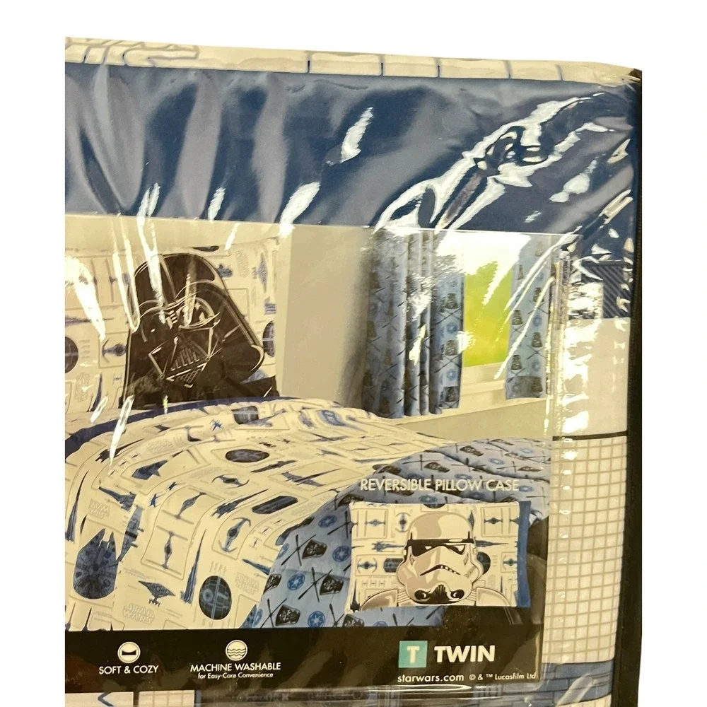 New Disney Star Wars Sheet Twin Set Microfiber 100% Polyester Cozy Easy Care